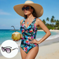 ☀️50% kedvezmény🏖️ Női, derékvonalat kiemelő egyrészes fürdőruha 🩱