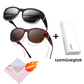 🕶️1+1 INGYEN☀️Női nagy keretes egymásra helyezhető napszemüveg