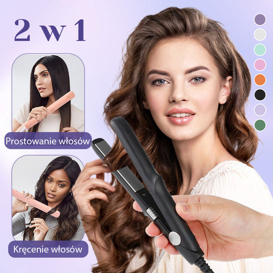 💃 Mini lokówka i prostownica 2 w 1💫