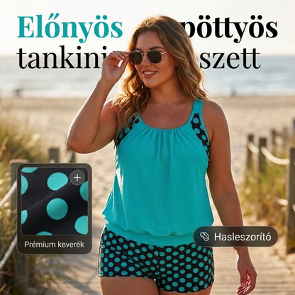 👙 Pöttyös Bikini [S-3XL] – Retró Stílus | Raktáron