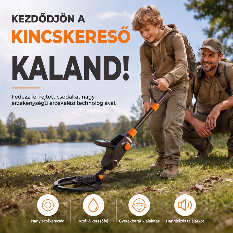 🔍50% kedvezmény⛺️ Földalatti belépő szintű fémdetektor – Rendkívül érzékeny