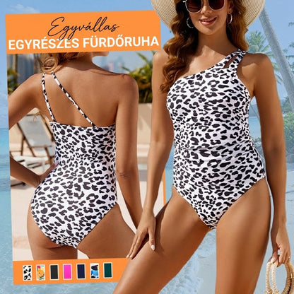 🏖️  Női Egyvállas Egyrészes Fürdőruha 👙