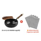 👨‍🍳 50% kedvezmény🍳 Megnövelt vastagságú, bevonat nélküli serpenyő 🍲Ingyenes szállítás