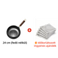 👨‍🍳 50% kedvezmény🍳 Megnövelt vastagságú, bevonat nélküli serpenyő 🍲Ingyenes szállítás