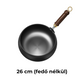 👨‍🍳 50% kedvezmény🍳 Megnövelt vastagságú, bevonat nélküli serpenyő 🍲Ingyenes szállítás