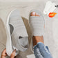 👠Női, lélegző kötött anyagból készült platform szandál ☁️