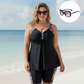✨50% kedvezmény👙 Női bő szabású tankini felső és rövidnadrág fürdőruha| Raktáron