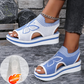 👡Női szabadidős, nyitott orrú, vastag talpú strandpapucs (EU 36-43) | Raktáron🏖️