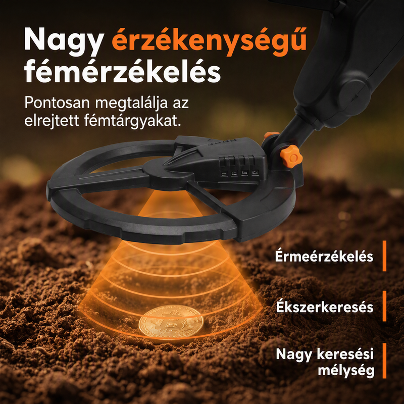 🔍50% kedvezmény⛺️ Földalatti belépő szintű fémdetektor – Rendkívül érzékeny