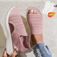 👠Női, lélegző kötött anyagból készült platform szandál ☁️