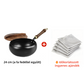 👨‍🍳 50% kedvezmény🍳 Megnövelt vastagságú, bevonat nélküli serpenyő 🍲Ingyenes szállítás