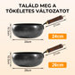 👨‍🍳 50% kedvezmény🍳 Megnövelt vastagságú, bevonat nélküli serpenyő 🍲Ingyenes szállítás
