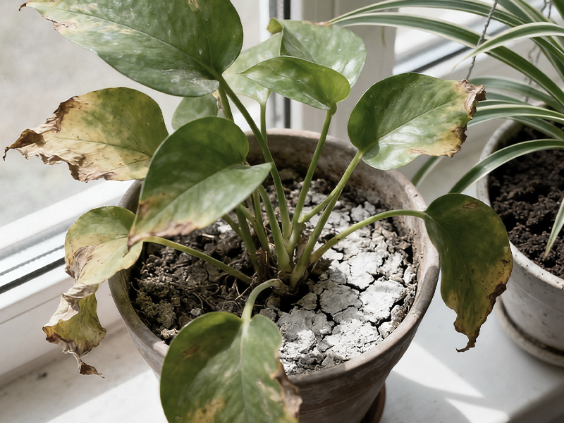 Yellowing leaves