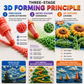 👨‍👩‍👧 3D dombormű művész toll – Biztonságos családi kreativitás ✨