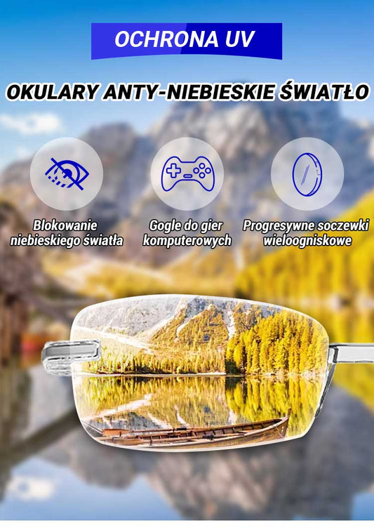 🕶️ Wygodne okulary do czytania z ochroną przed niebieskim światłem dla prezbiopii 🧐