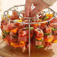 🥩1+1 INGYEN 🍤 Légsütő Barbecue grill Függőleges kebab grill