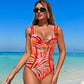 👙🌞Seksowny damski jednoczęściowy kostium kąpielowy z wąską talią