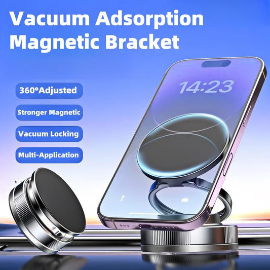 🔄360° regulowany podciśnieniowy magnetyczny uchwyt na telefon📱🚗