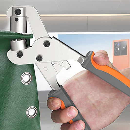 🛠️2026 Wytrzymałe ręczne szczypce do dziurkowania z przelotkami⭕