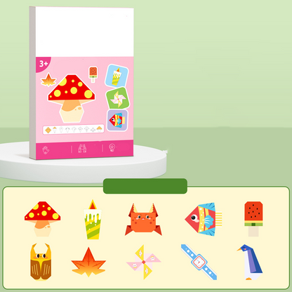 🔥 Skuteczne ćwiczenie umiejętności praktycznych dzieci 🎨📚 KSIĄŻKA ORIGAMI DLA DZIECI