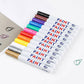 12 kolorów wodoodpornych markerów do opon samochodowych