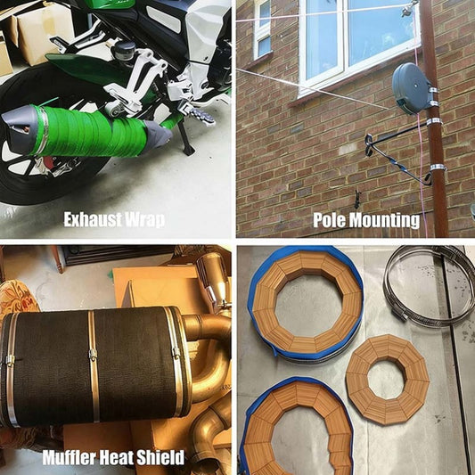 🔧 Zestaw zacisków do węży ze stali nierdzewnej 304 — regulowane rozmiary, teraz za połowę ceny!