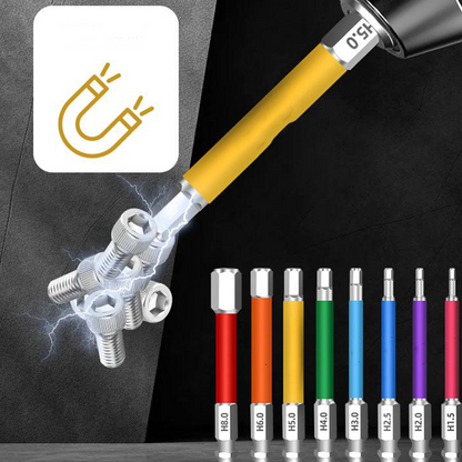 🔩Zestaw magnetycznych, antypoślizgowych końcówek wkrętakowych