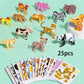 🧩 Oktató 3D Rajzfilm Puzzle: Ragasztó Nélkül, Biztonságos Anyagok – Fejlesztő Játék Raktáron! ✨
