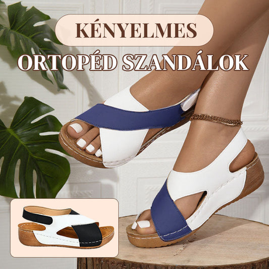 👡🌿 Ultra-kényelmes Ortopéd Szandál: Dőlt Sarok és Professzionális Talp Támogatás! ✨