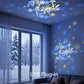 🌌✨ Dinamikusan forgó LED projektor lámpa 🐬🎁