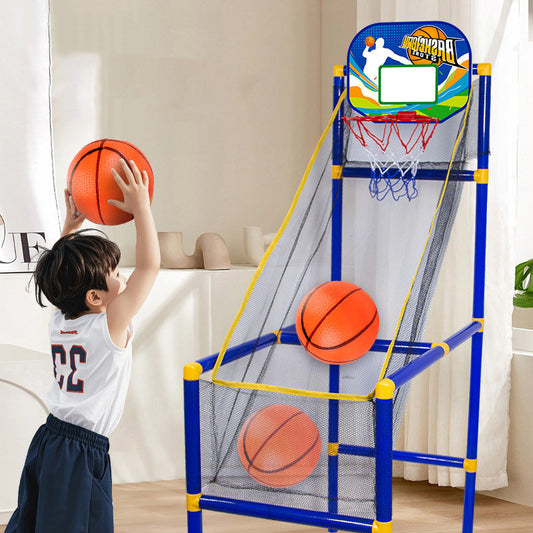 ⛹️50% kedvezmény🏀Gyerekeknek szóló beltéri kosárlabda-játékgép (4 labdával)🎯
