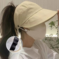 🌞 Széles karimájú félkupak napkalap maszkakasztóval 🧢