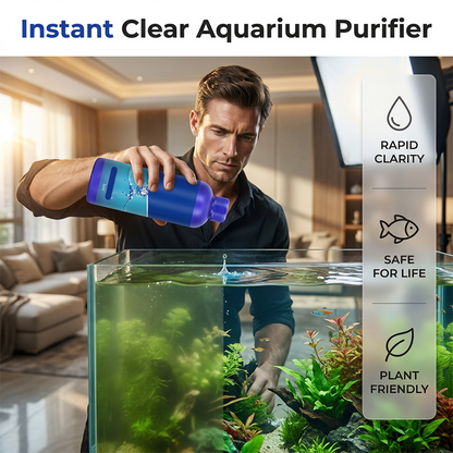 🥳2026-OS AKCIÓ🥳💞Több mint 50 000 eladott darab!🐟💧 50% kedvezmény! Gyorsan ható algagátló – Azonnal tisztítja a zöldes vizet. Halak és növények számára biztonságos. Néhány csepp is elég! 🌿✨
