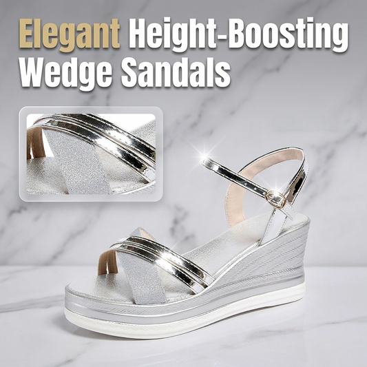 👡🌬️ Női nyitott orrú, bokapántos ékszandálok – Magasságnövelő és kényelmes – Utánvétellel ✨✅