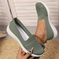 Női légáteresztő hálós slip-on sétacipő