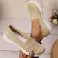 Női légáteresztő hálós slip-on sétacipő