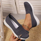 Női légáteresztő hálós slip-on sétacipő