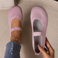 🧶 Légáteresztő kötött balerina cipő nőknek – ☁️ Zokniszerű kényelem és elegáns nyári báj 🌸👠