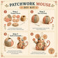 🧵  DIY patchwork egér varrókészlet  🐭