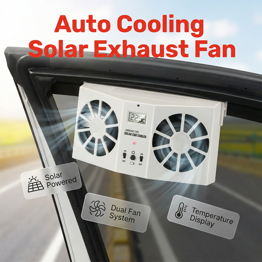 💨50% kedvezmény🚗 Automatikus napelemes szellőztető ventilátor| Raktáron💨