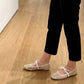 👡Francia stílusú hálós balettcipő masnival – légáteresztő virágmintás háló☁️