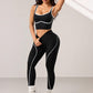 🏋️‍♀️ Női, rendkívül rugalmas jóga szett – Légáteresztő sportmelltartó és hasformáló leggings – Utánvéttel 📦