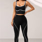 🏋️‍♀️ Női, rendkívül rugalmas jóga szett – Légáteresztő sportmelltartó és hasformáló leggings – Utánvéttel 📦