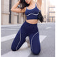 🏋️‍♀️ Női, rendkívül rugalmas jóga szett – Légáteresztő sportmelltartó és hasformáló leggings – Utánvéttel 📦