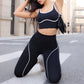 🏋️‍♀️ Női, rendkívül rugalmas jóga szett – Légáteresztő sportmelltartó és hasformáló leggings – Utánvéttel 📦