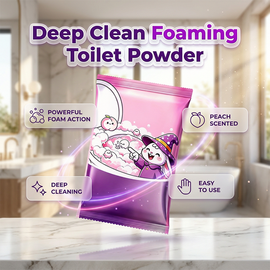 🚽1+2 INGYEN🧼 Automatikus habzó WC-tisztító por ✨