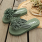 🌸Női flip-flopok virágmintával, könnyű nyári papucs