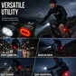 🚲 USB-ről tölthető kerékpárlámpa készlet | Raktáron🌃✨