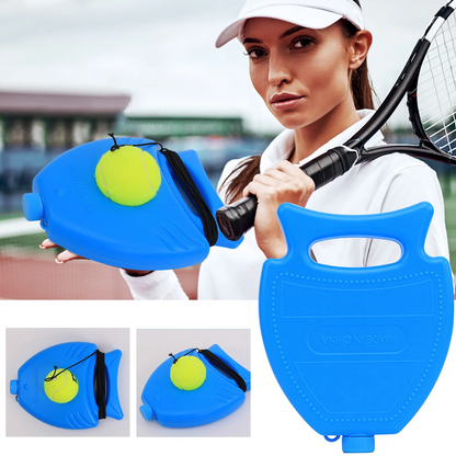 👨‍👩‍👧1+1 INGYEN🎾 Hordozható egyéni tenisz-edzőgép (rebounder)