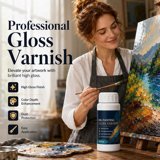 ✨1+1 INGYEN🎨 Fényességet fokozó festménylakk – professzionális szintű, magasfényű hatás